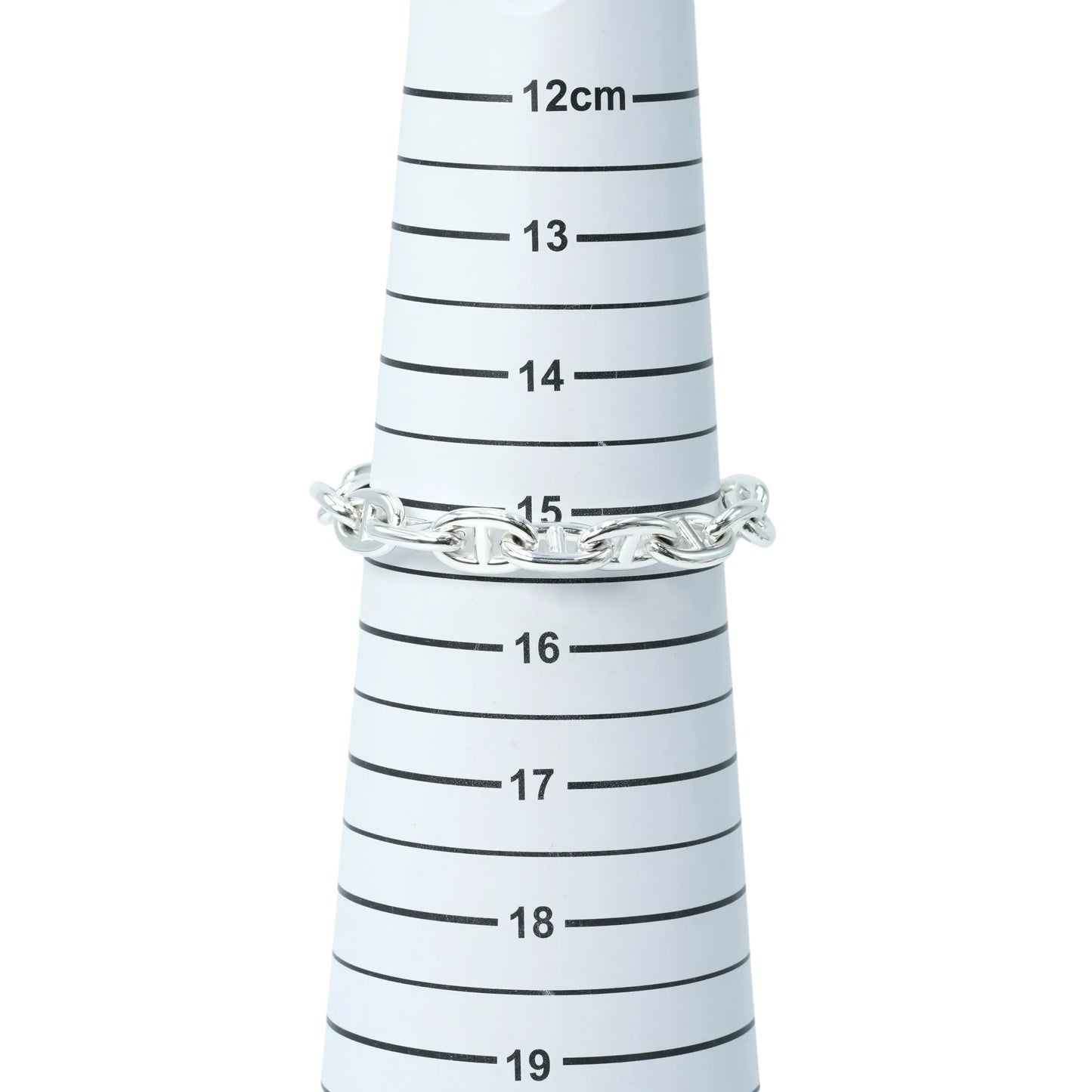 Hermès Chaine d`Ancre MM 15links Bracelet - SV925