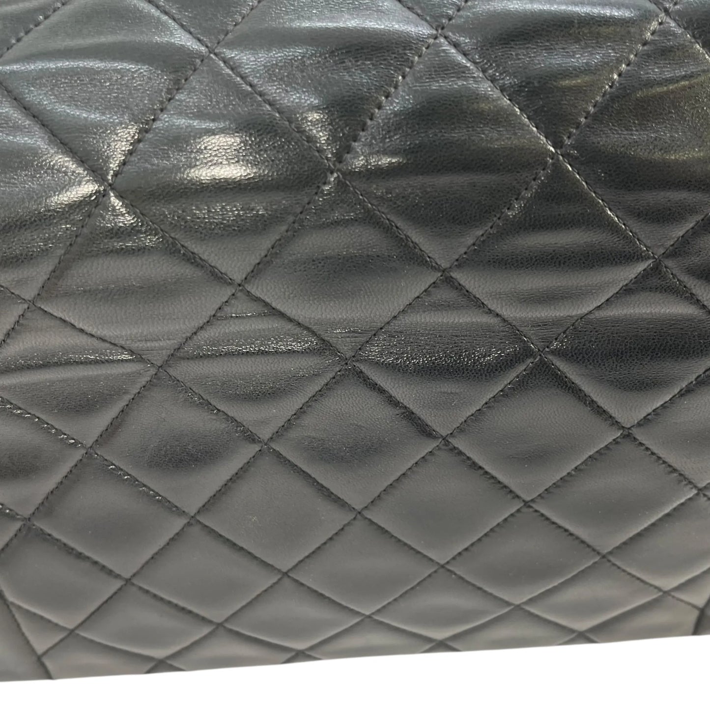 CHANEL Diana 25 Lambskin Shoulder Bag - Black
