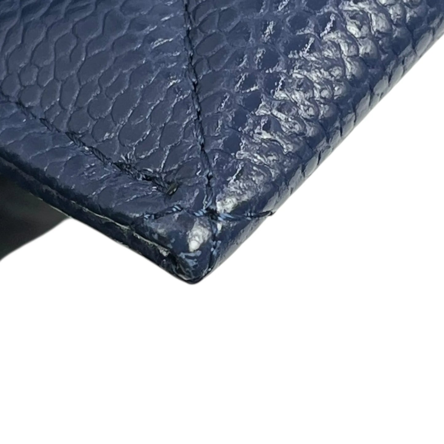 CHANEL Boy Chanel Materasse Caviarskin Long Wallet - Navy