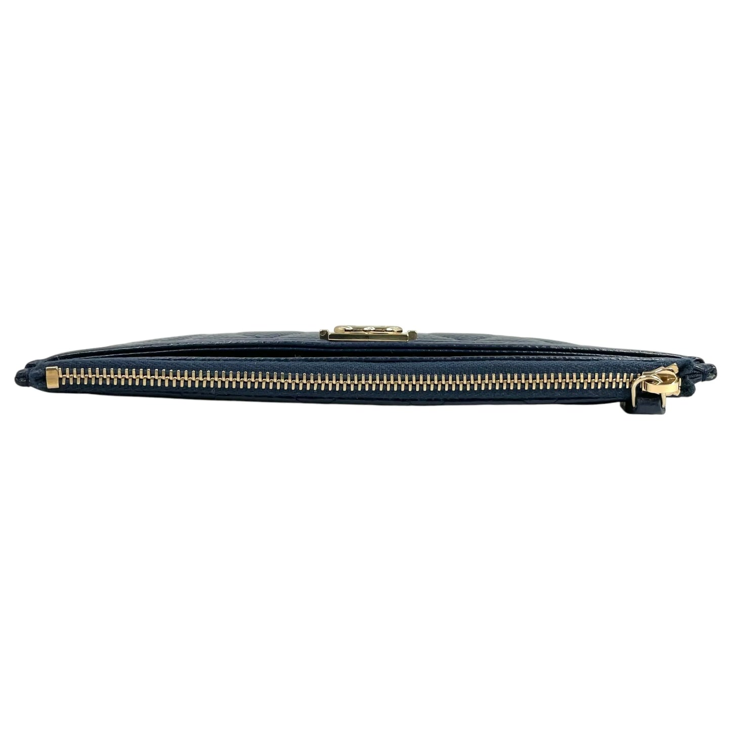 CHANEL Boy Chanel Materasse Caviarskin Long Wallet - Navy