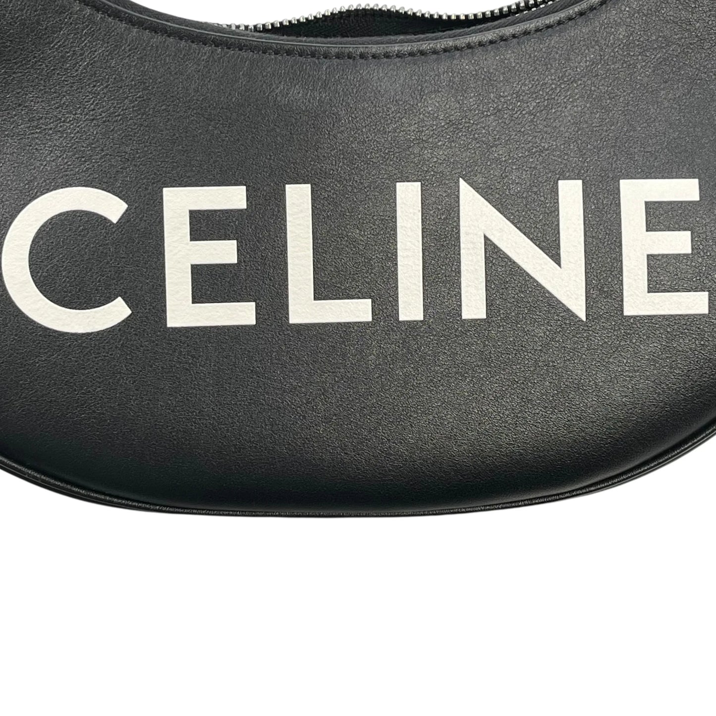 CELINE Ava Leather One Shoulder Bag - Black