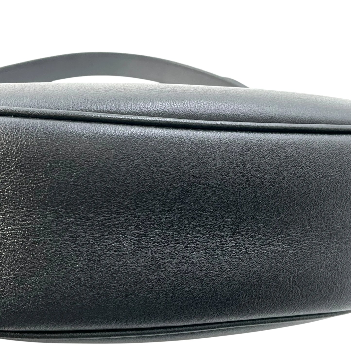 CELINE Ava Leather One Shoulder Bag - Black