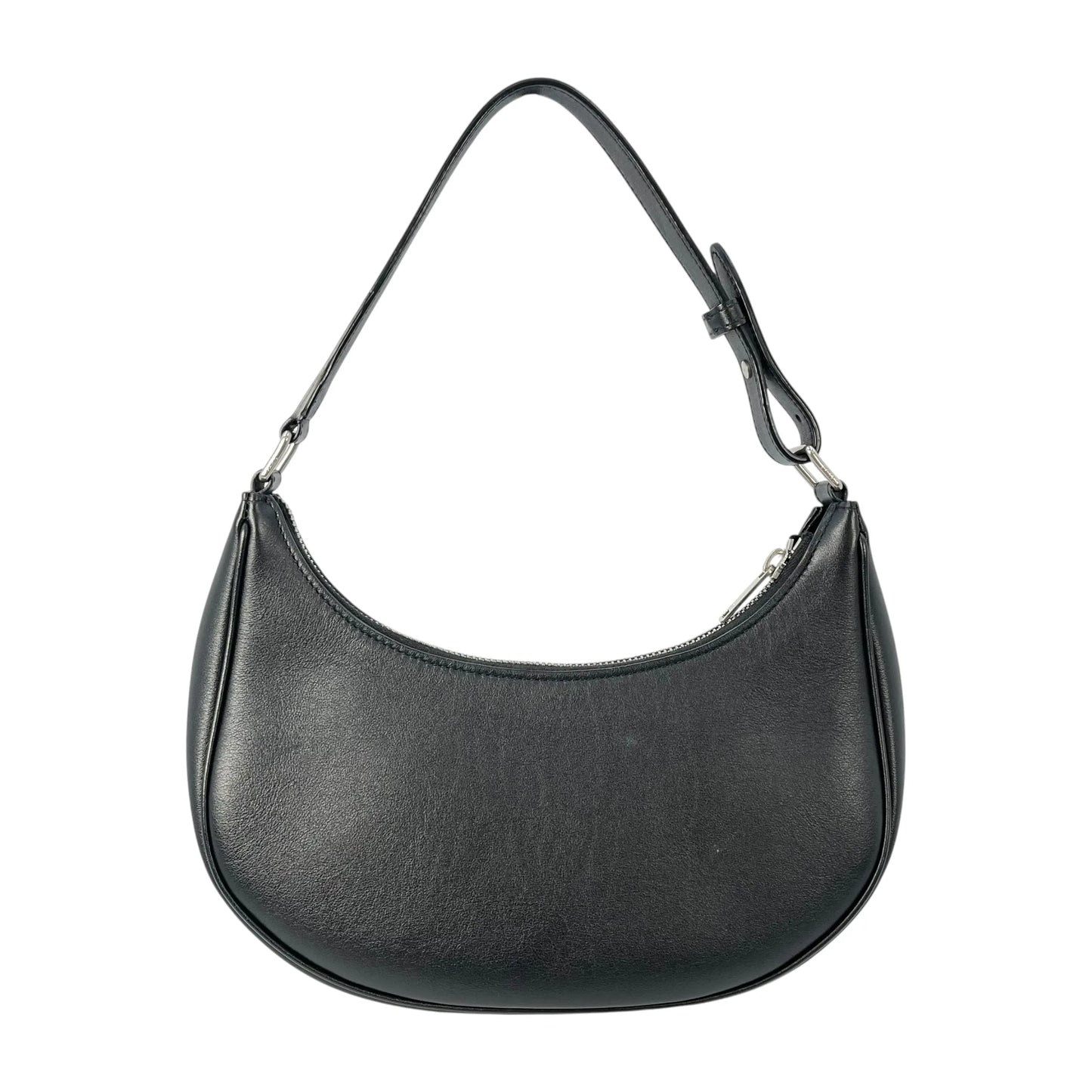 CELINE Ava Leather One Shoulder Bag - Black