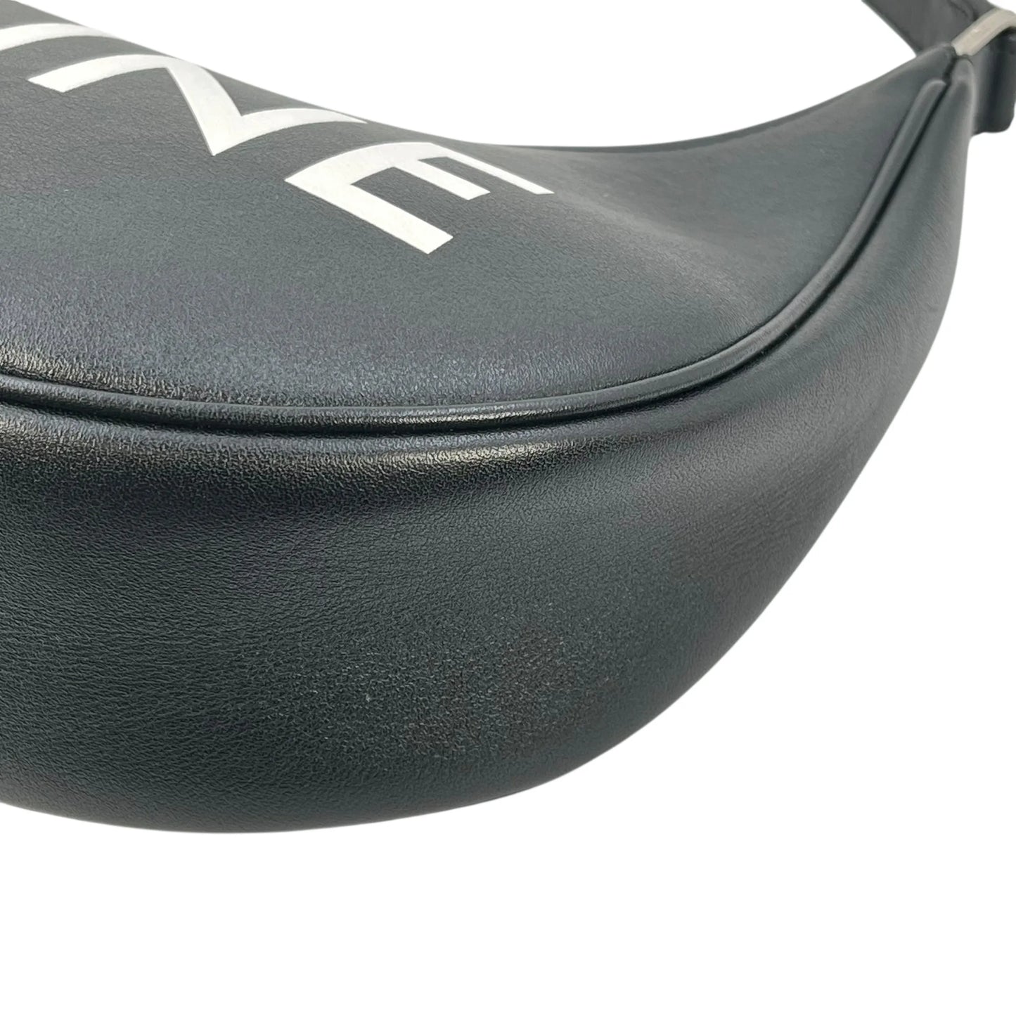 CELINE Ava Leather One Shoulder Bag - Black