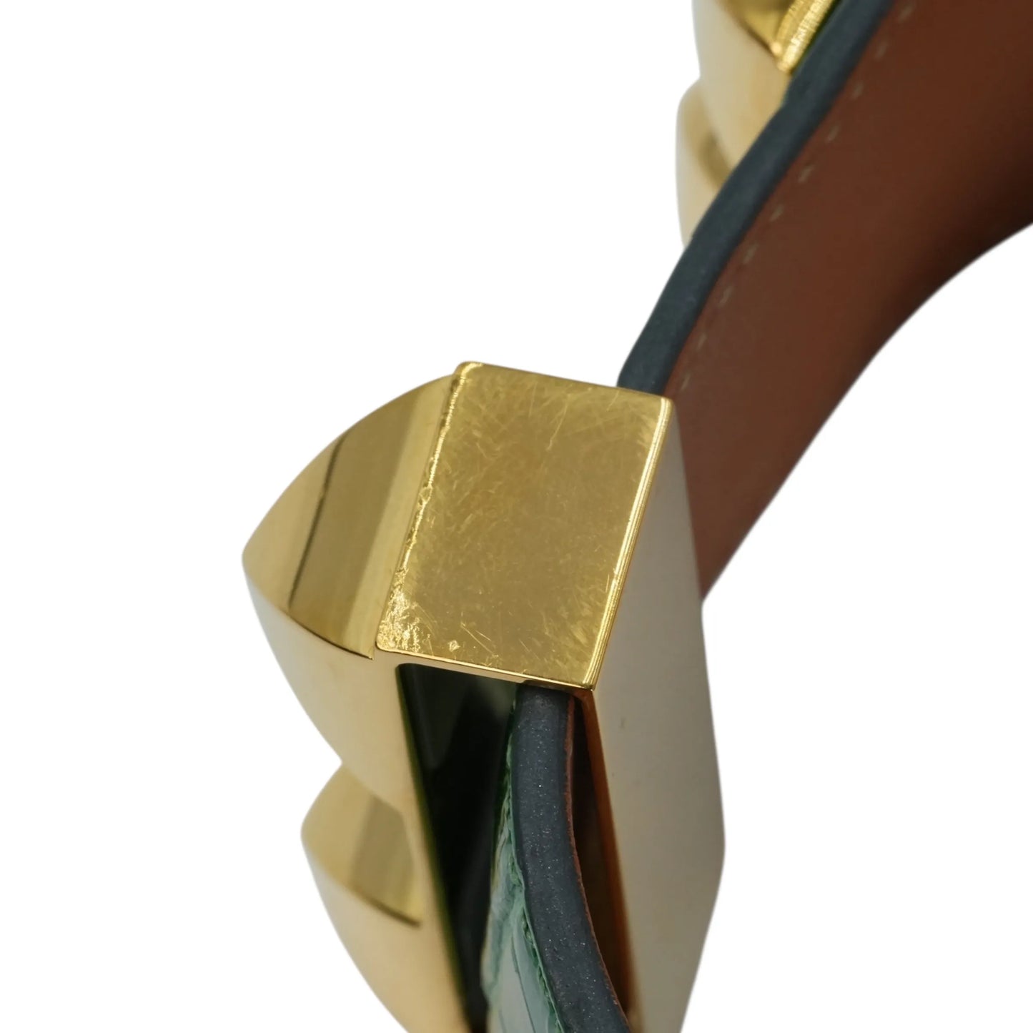 Hermès Collier de Chien Accessories Bracelet - Green × Gold