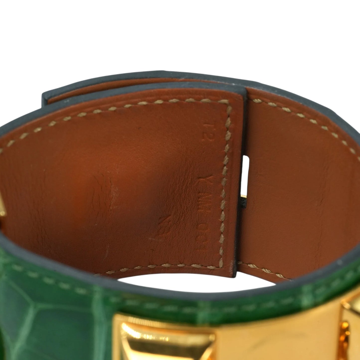 Hermès Collier de Chien Accessories Bracelet - Green × Gold