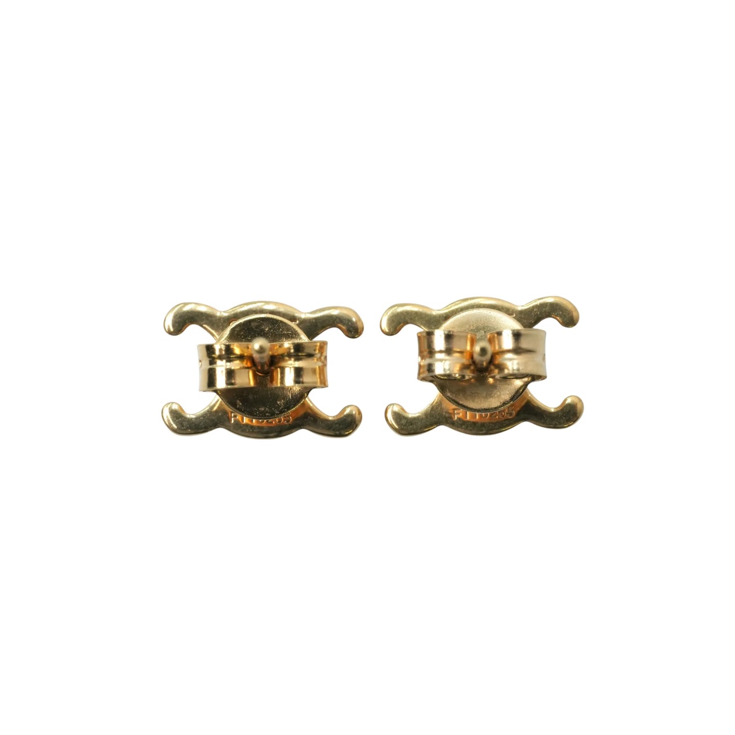 CELINE Triomphe Studs Earring - Gold Plated