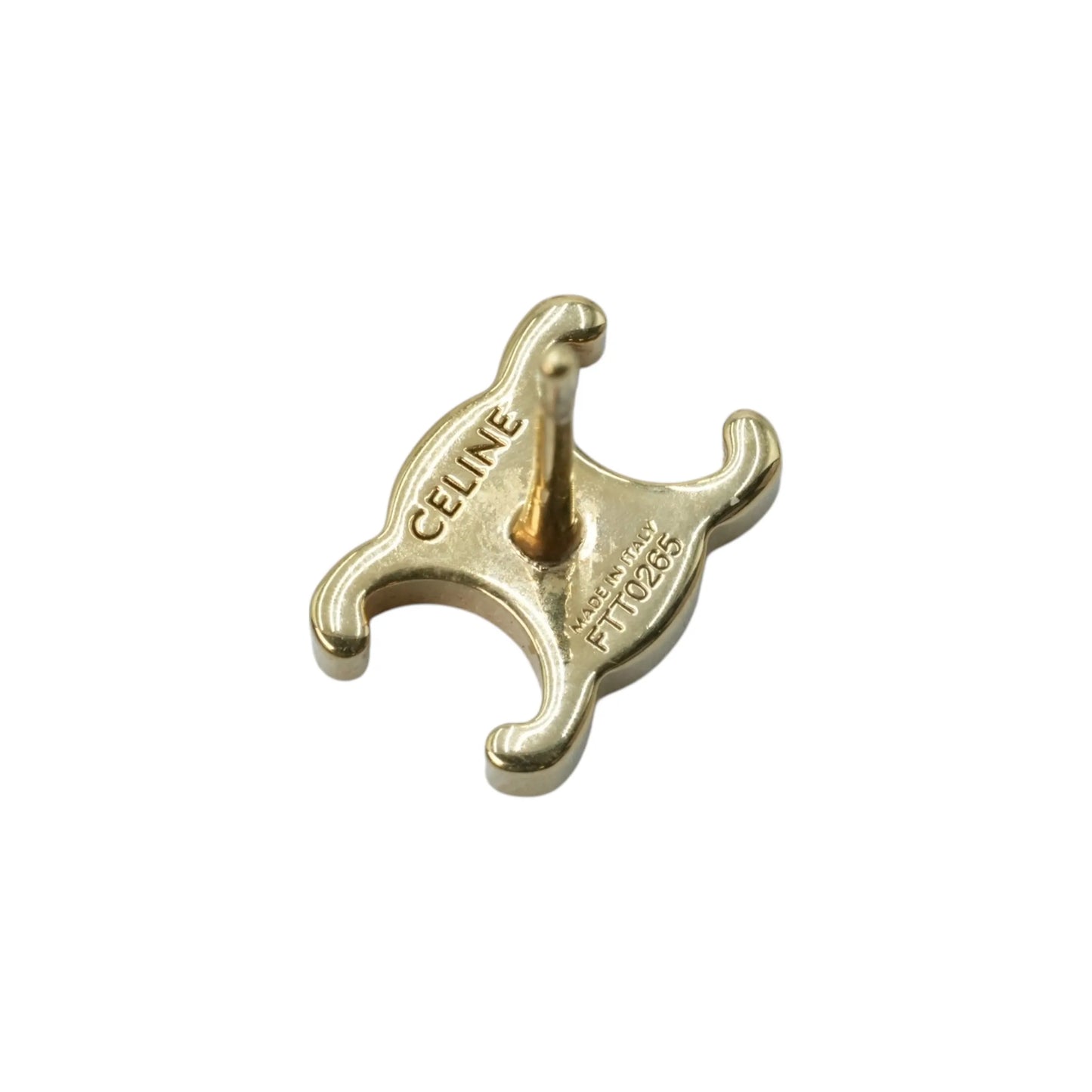 CELINE Triomphe Studs Earring - Gold Plated