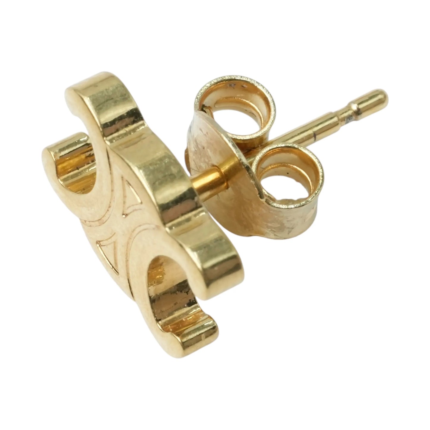 CELINE Triomphe Studs Earring - Gold Plated