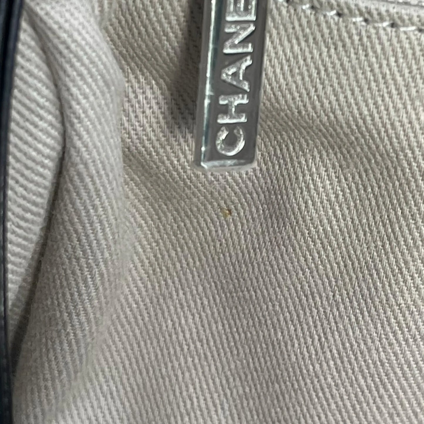 CHANEL Deauville MM Glazed Leather Tote Bag - Black
