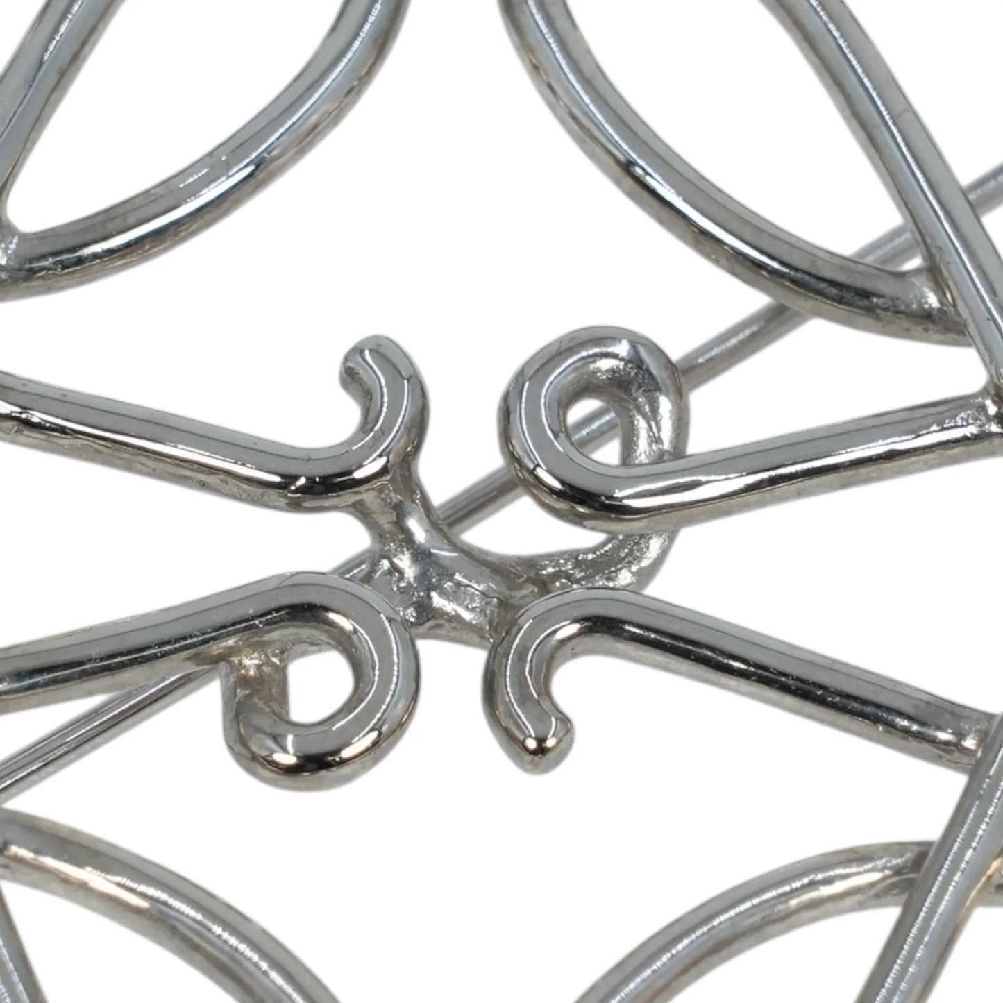 LOEWE Anagram Brooch - Metal