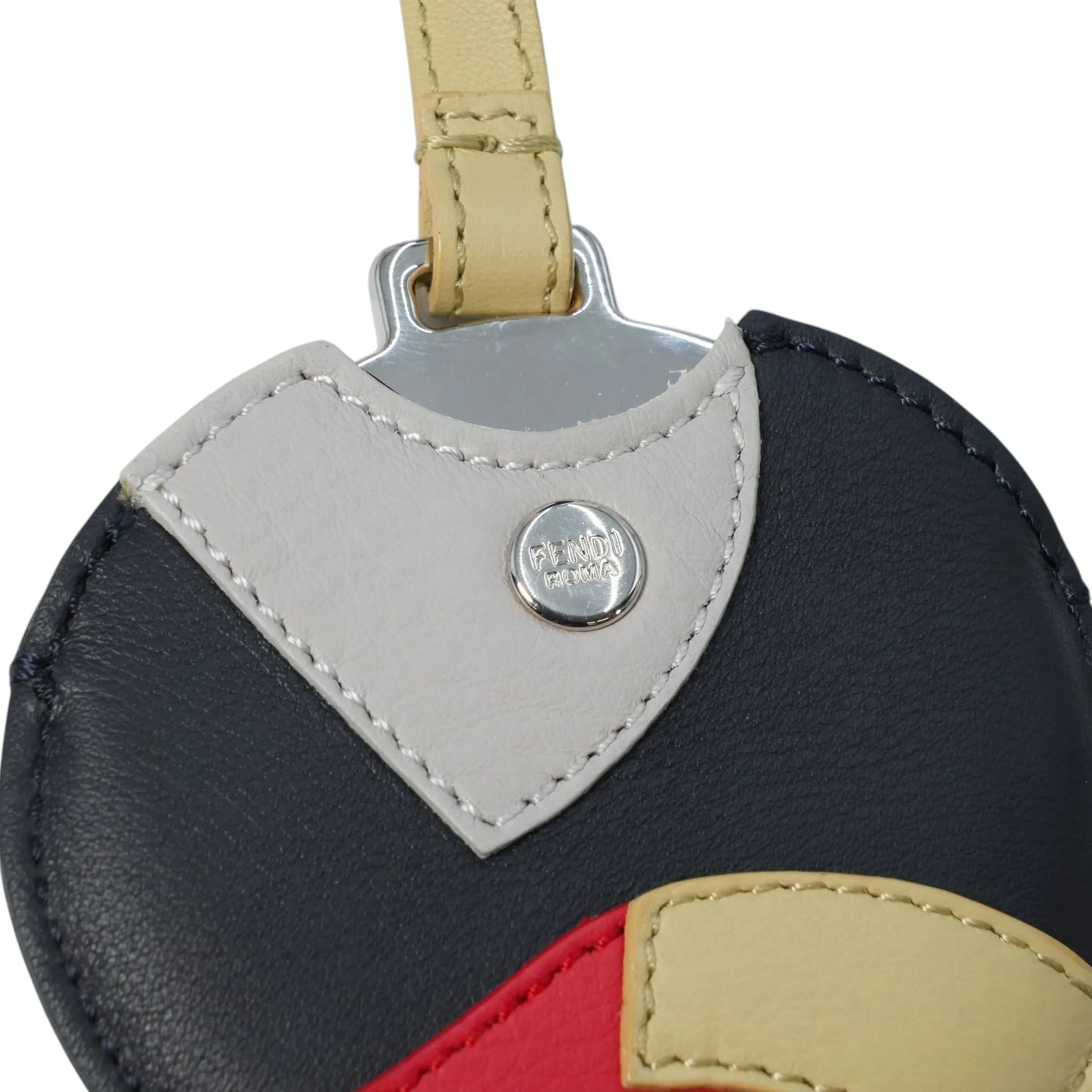FENDI Mirror Leather Charm Keychain - Multicolor