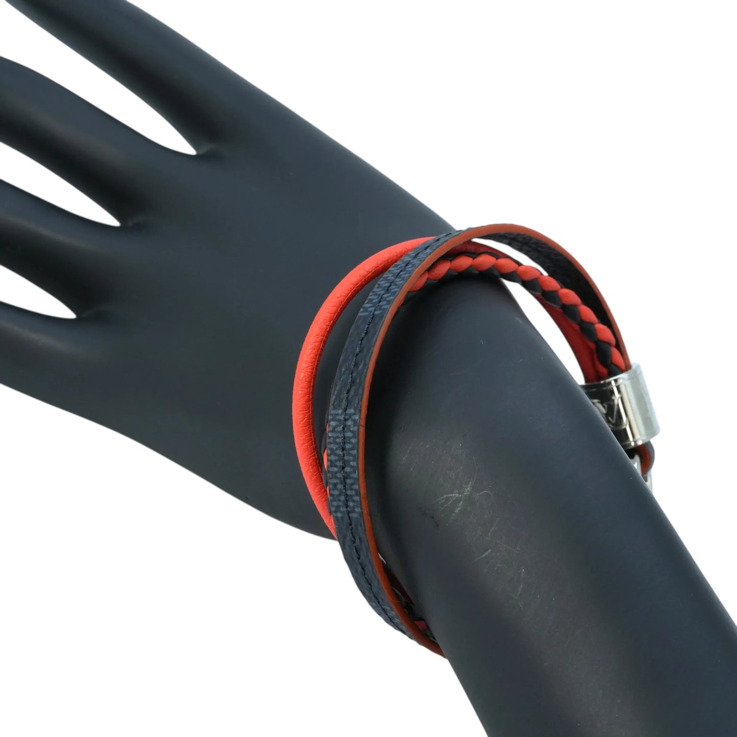 Louis Vuitton Damier Bracelets LV Treble - Orange × Navy