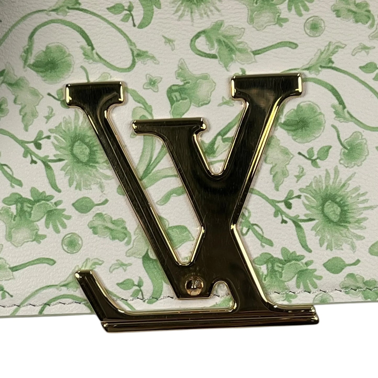 Louis Vuitton Capucines Portefeuille Compact Wallet - Mint Green