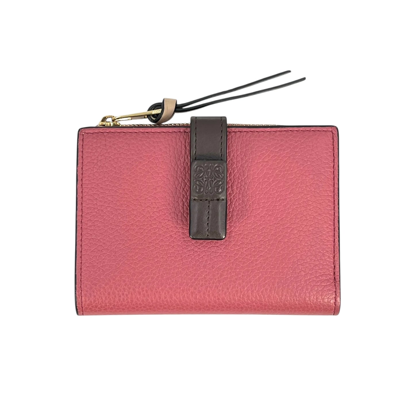 LOEWE Vertical Medium Compact Wallet - Pink