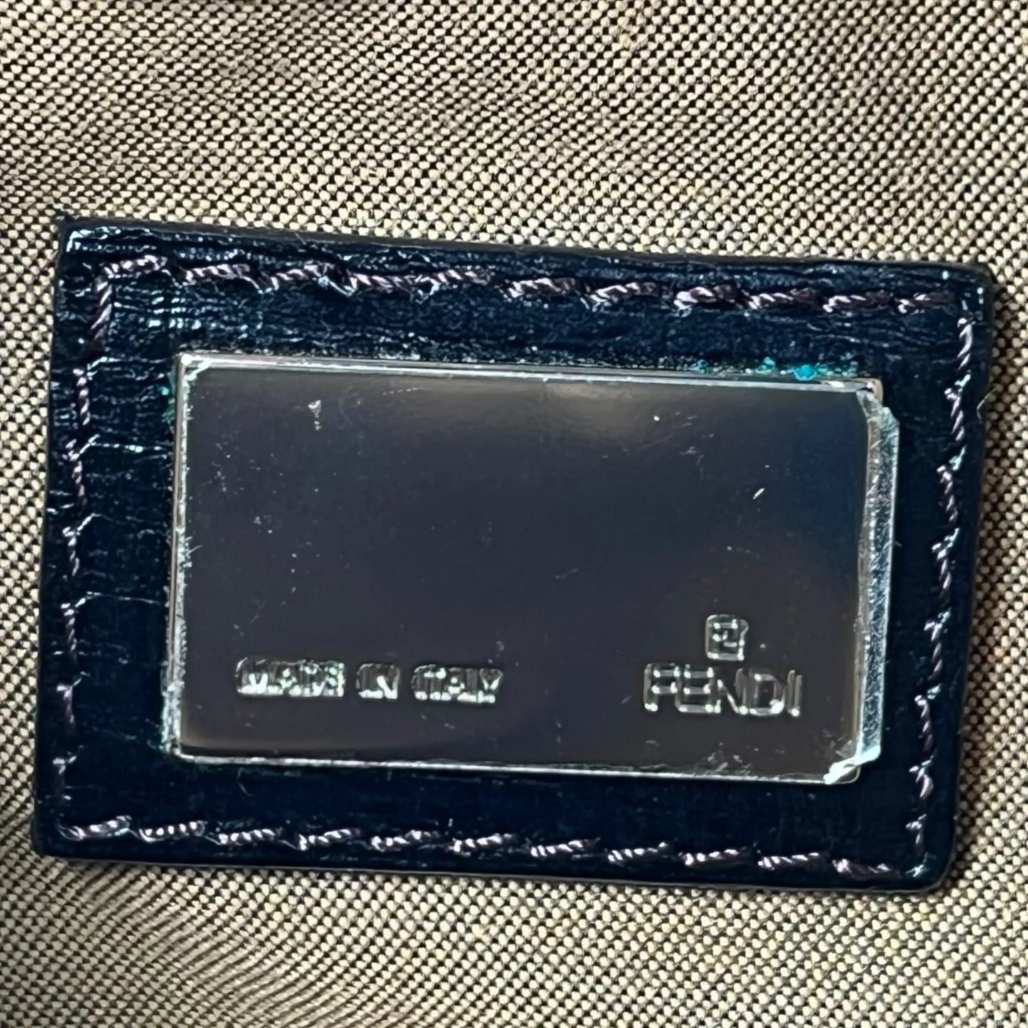 FENDI Zucca Shoulder Bag - Brown - 35749