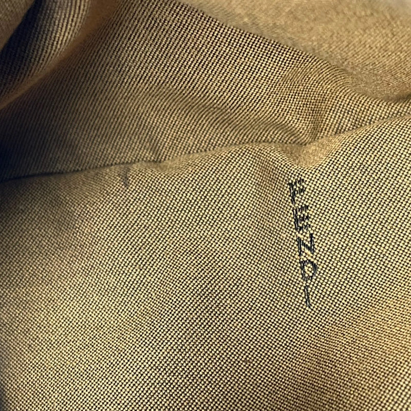 FENDI Zucca Shoulder Bag - Brown - 35749