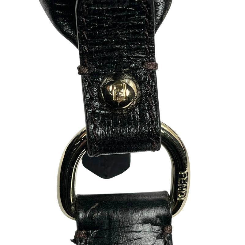 FENDI Zucca Shoulder Bag - Brown - 35749