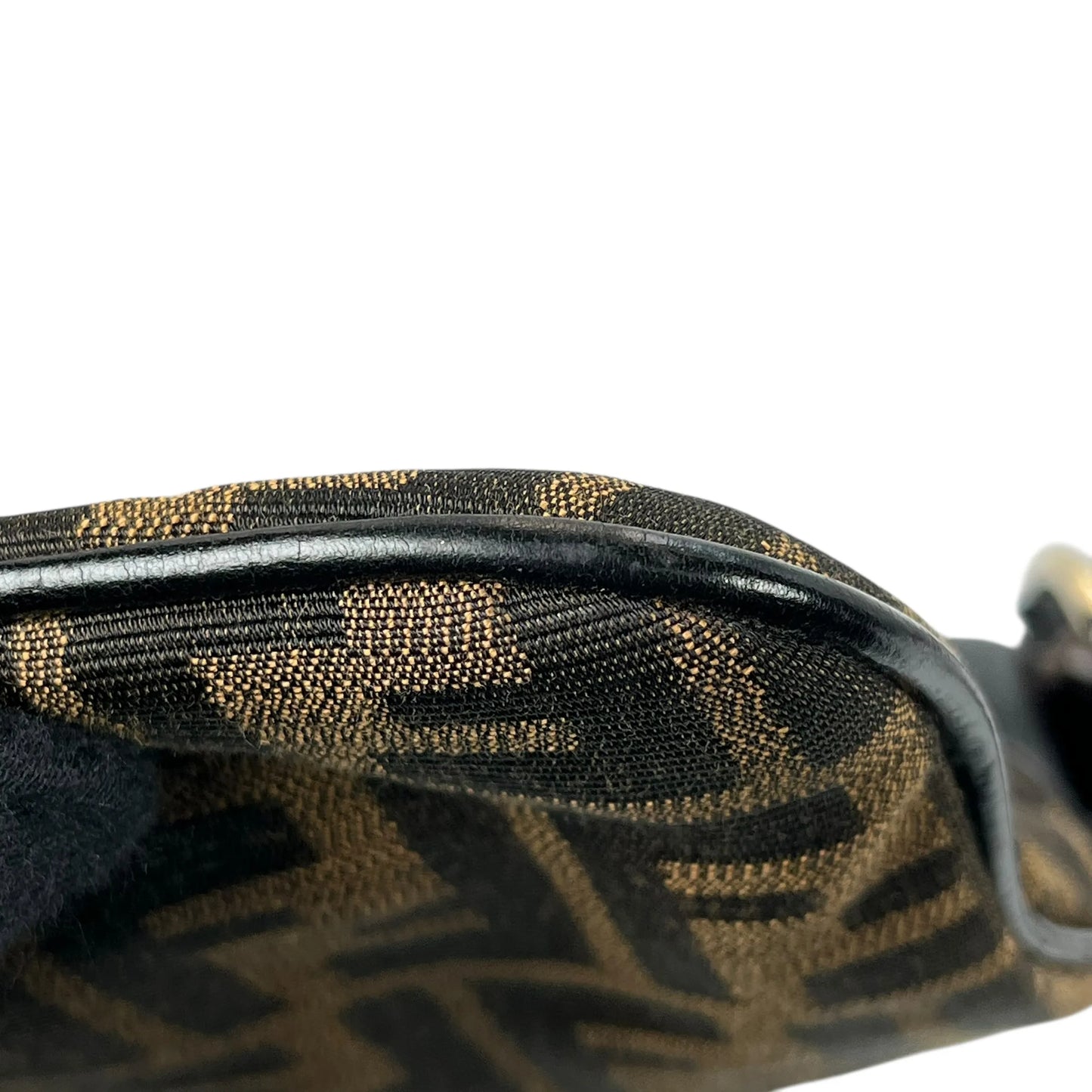 FENDI Zucca Shoulder Bag - Brown - 35749