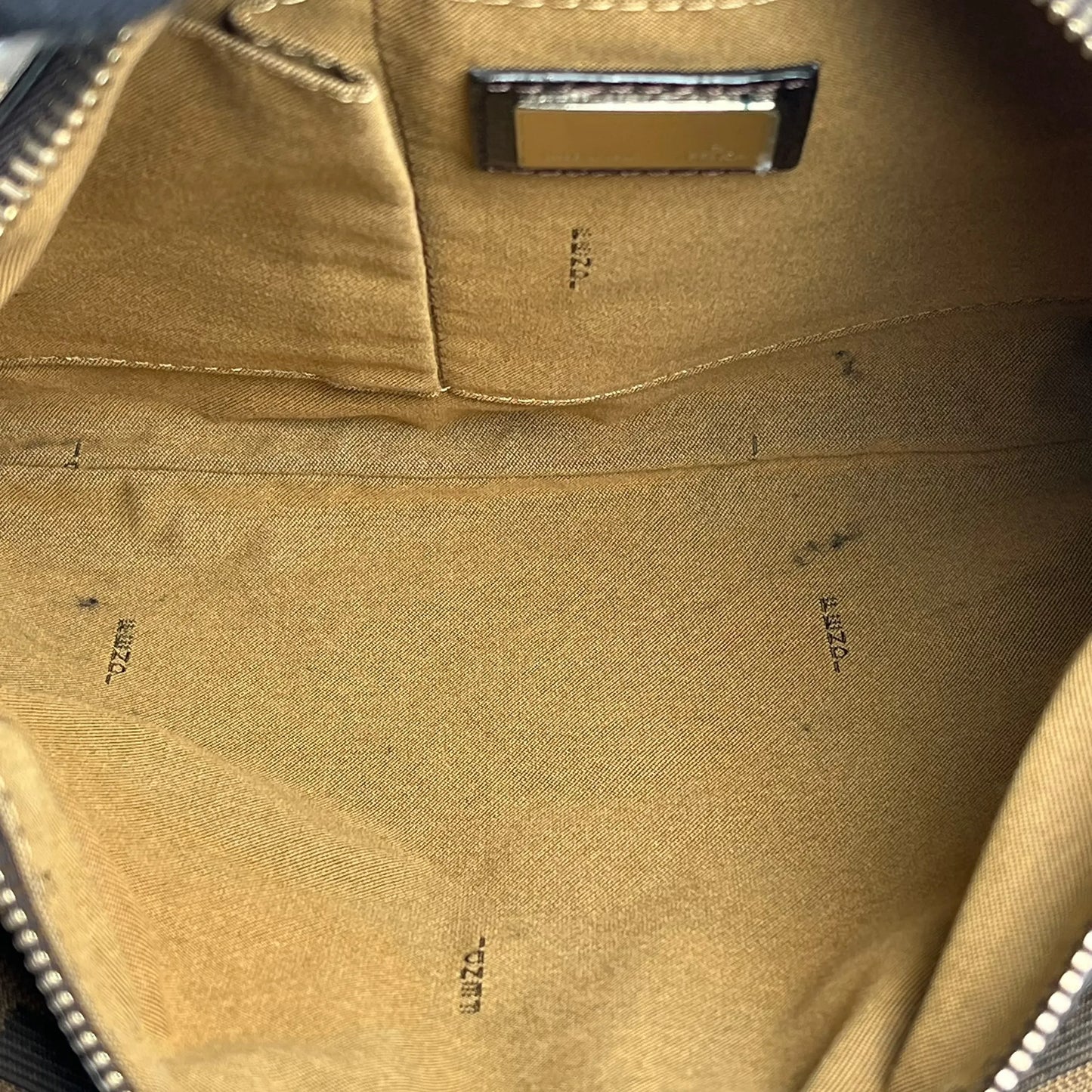 FENDI Zucca Shoulder Bag - Brown - 35749