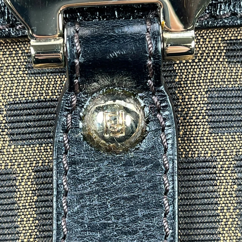 FENDI Zucca Shoulder Bag - Brown - 35749