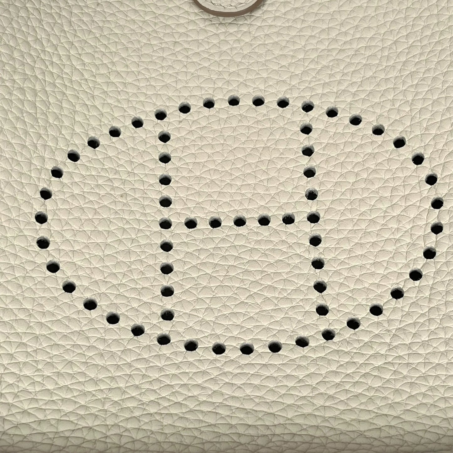 Hermès Evelyne TPM Trillion Leather Gris Pale B Stamped(2023)Shoulder Bag - White