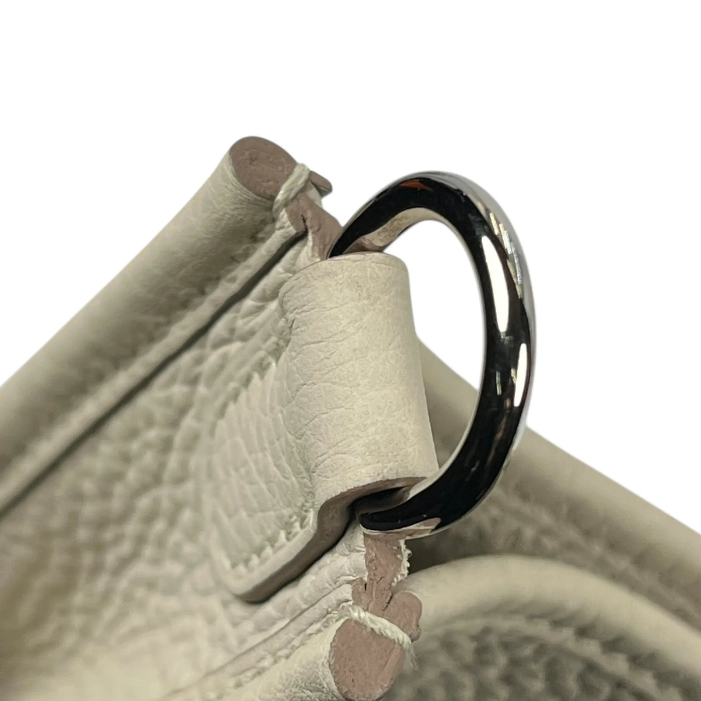 Hermès Evelyne TPM Trillion Leather Gris Pale B Stamped(2023)Shoulder Bag - White