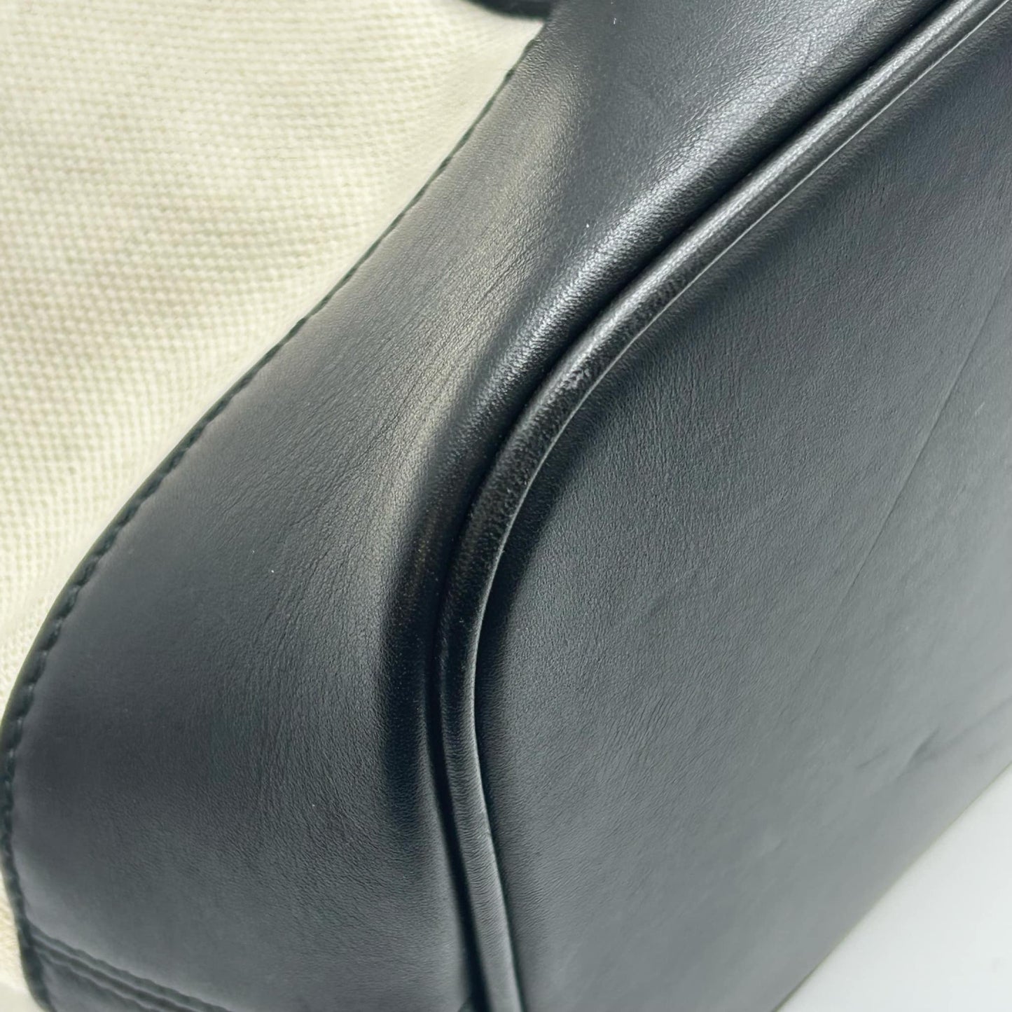 BALENCIAGA Canvas Navy Tote Bag