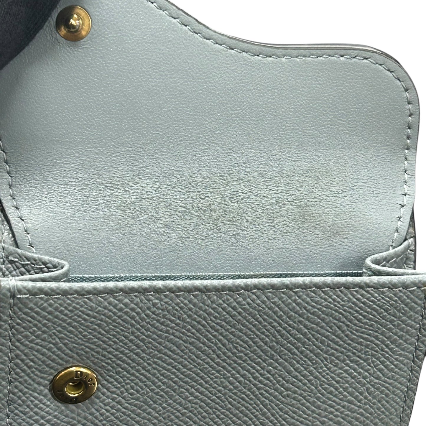 Dior Saddle Tri-Fold Compact Wallet