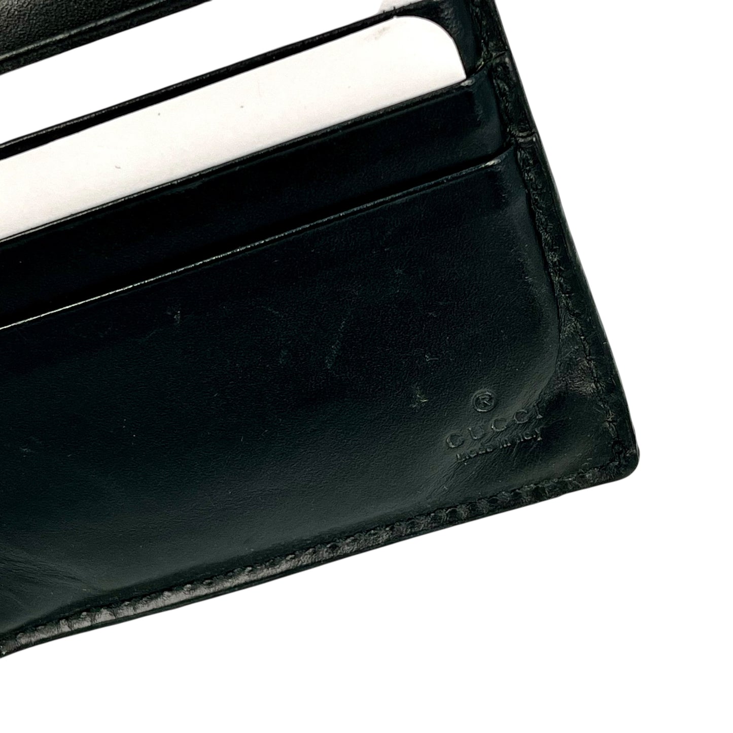 GUCCI Guccissima Bi-fold wallet