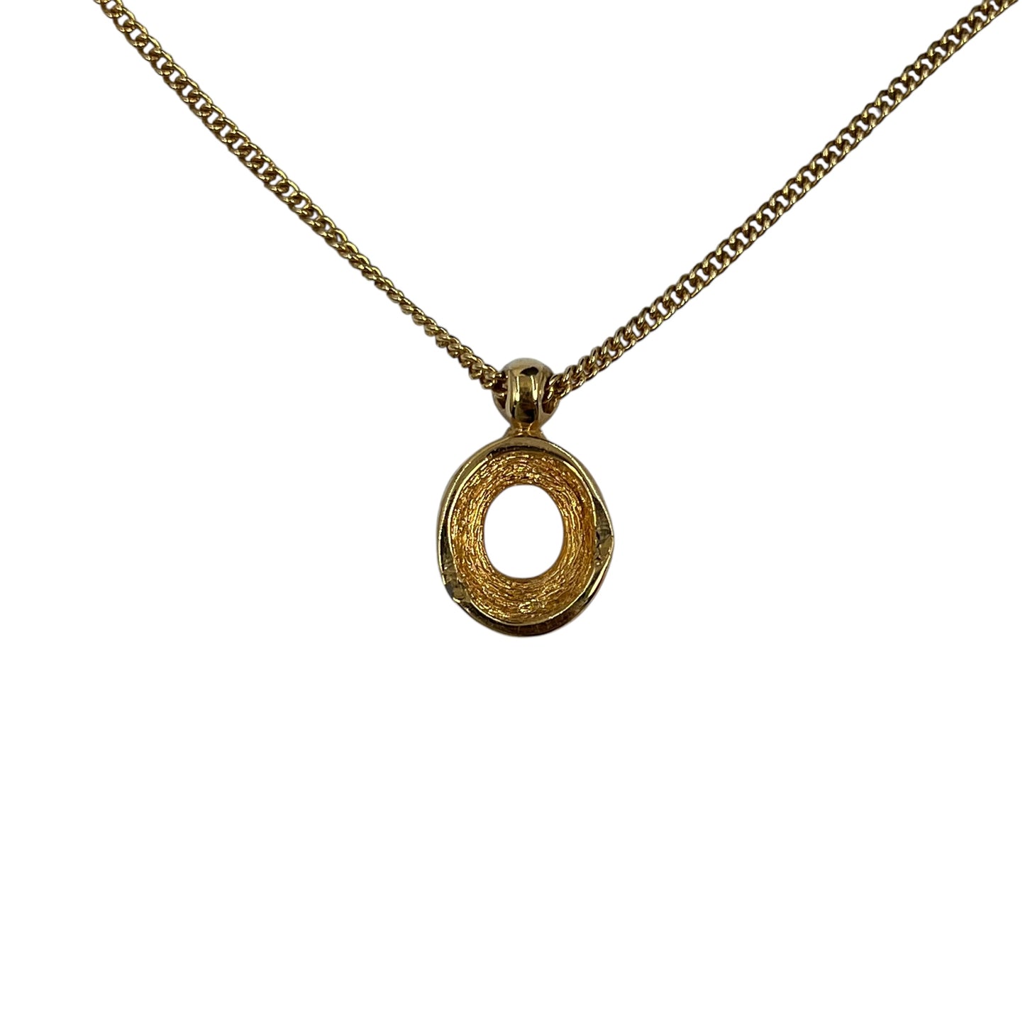 Dior Rhinestone Pendant Necklace