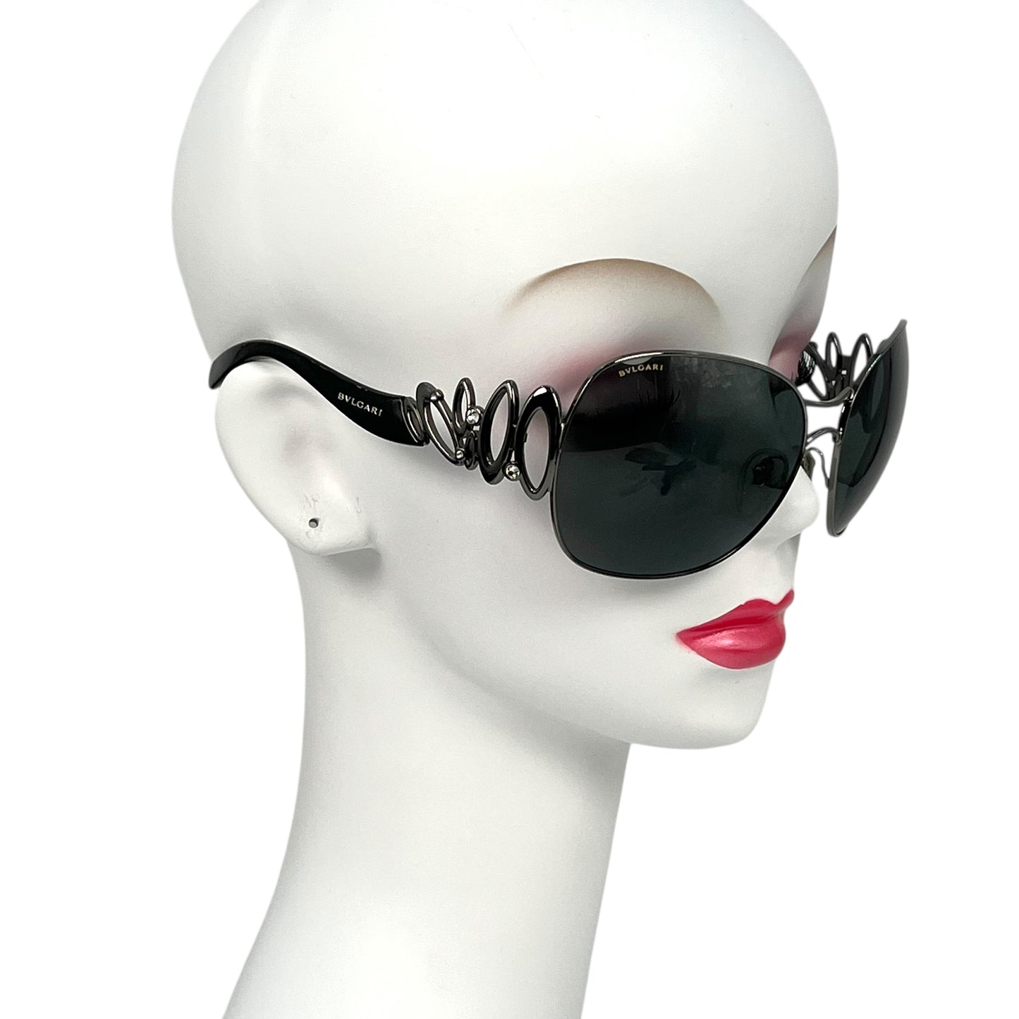BVLGARI Rhinestone Sunglasses