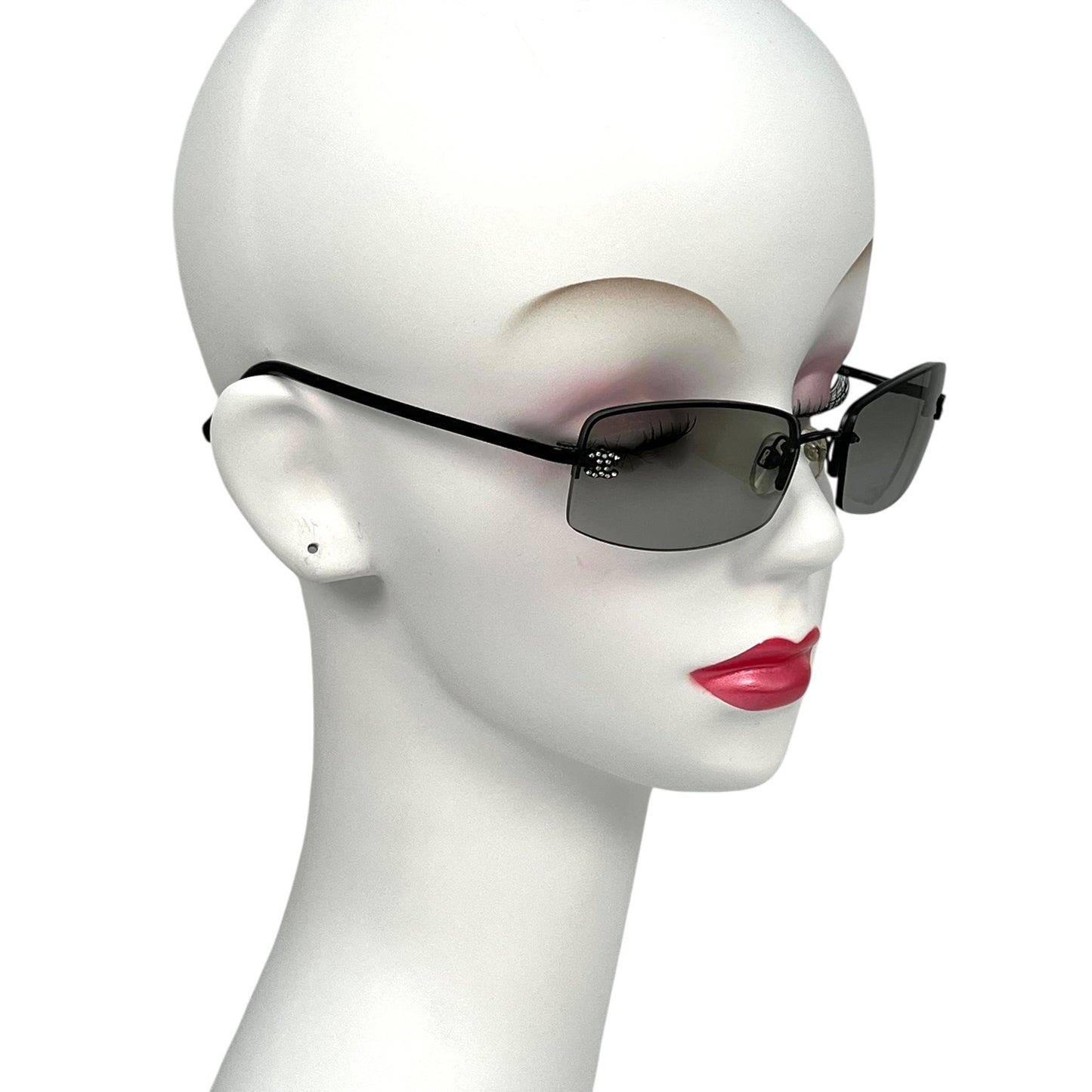 CHANEL CC Rhinestone Sunglasses