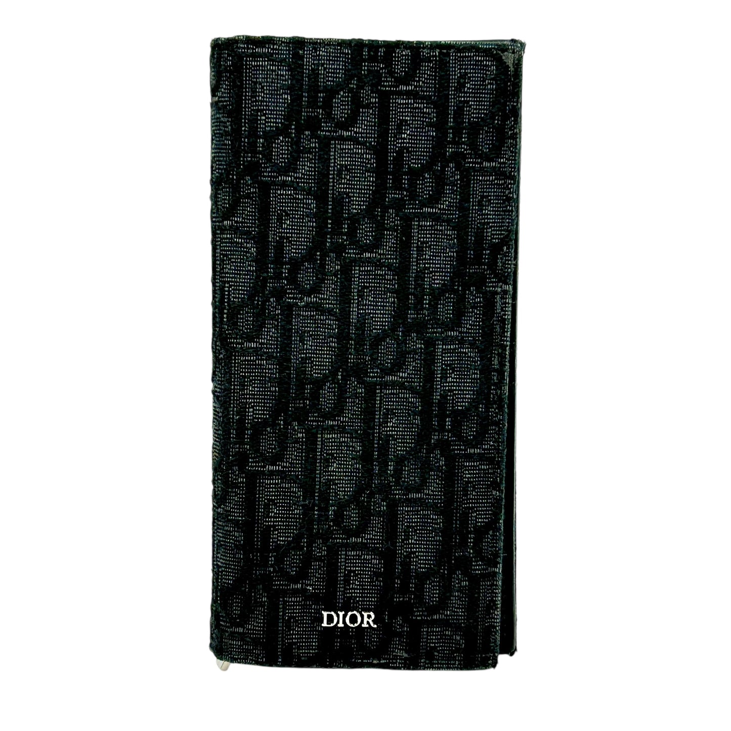 Dior Oblique Vertical Long Wallet - Black