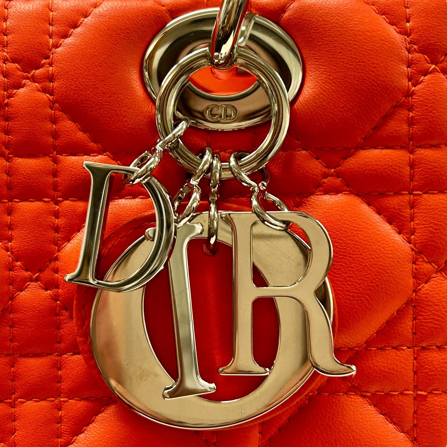 Dior Lady Dior 2way Bag - Orange