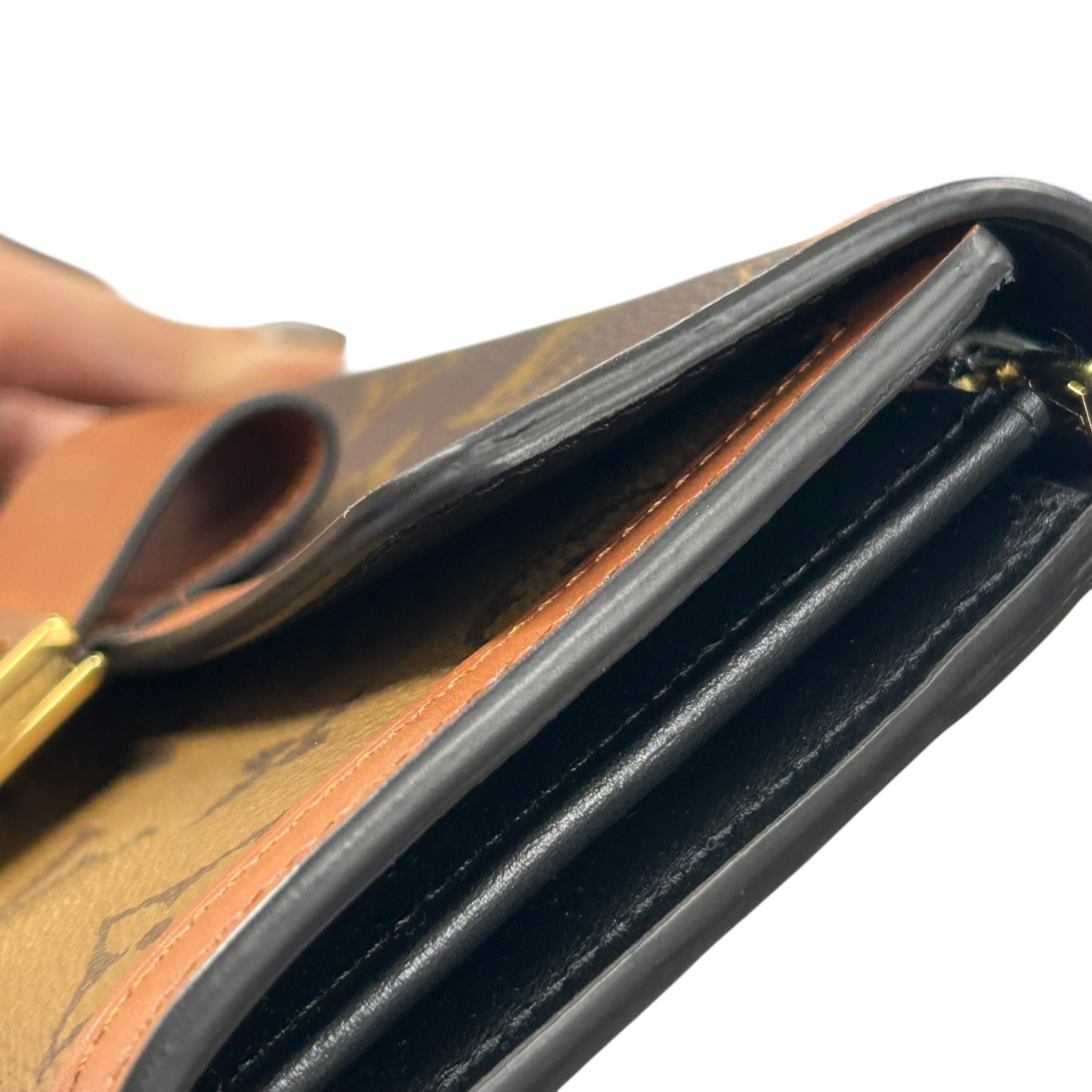 Louis Vuitton Portefeuille Sarah Dauphine Long Wallet - Brown