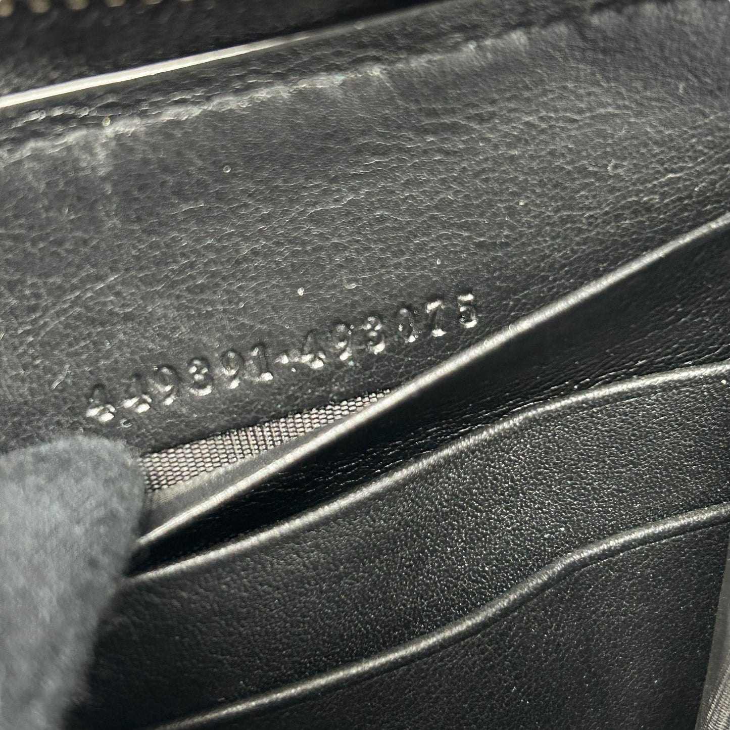 Dior Caro XS Compact Wallet - Black