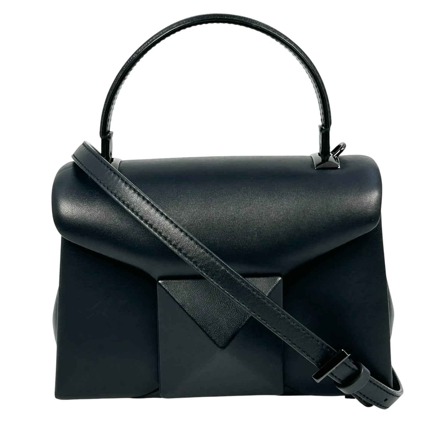 VALENTINO Garavani One Stud Hand Bag Shoulder Bag - Black