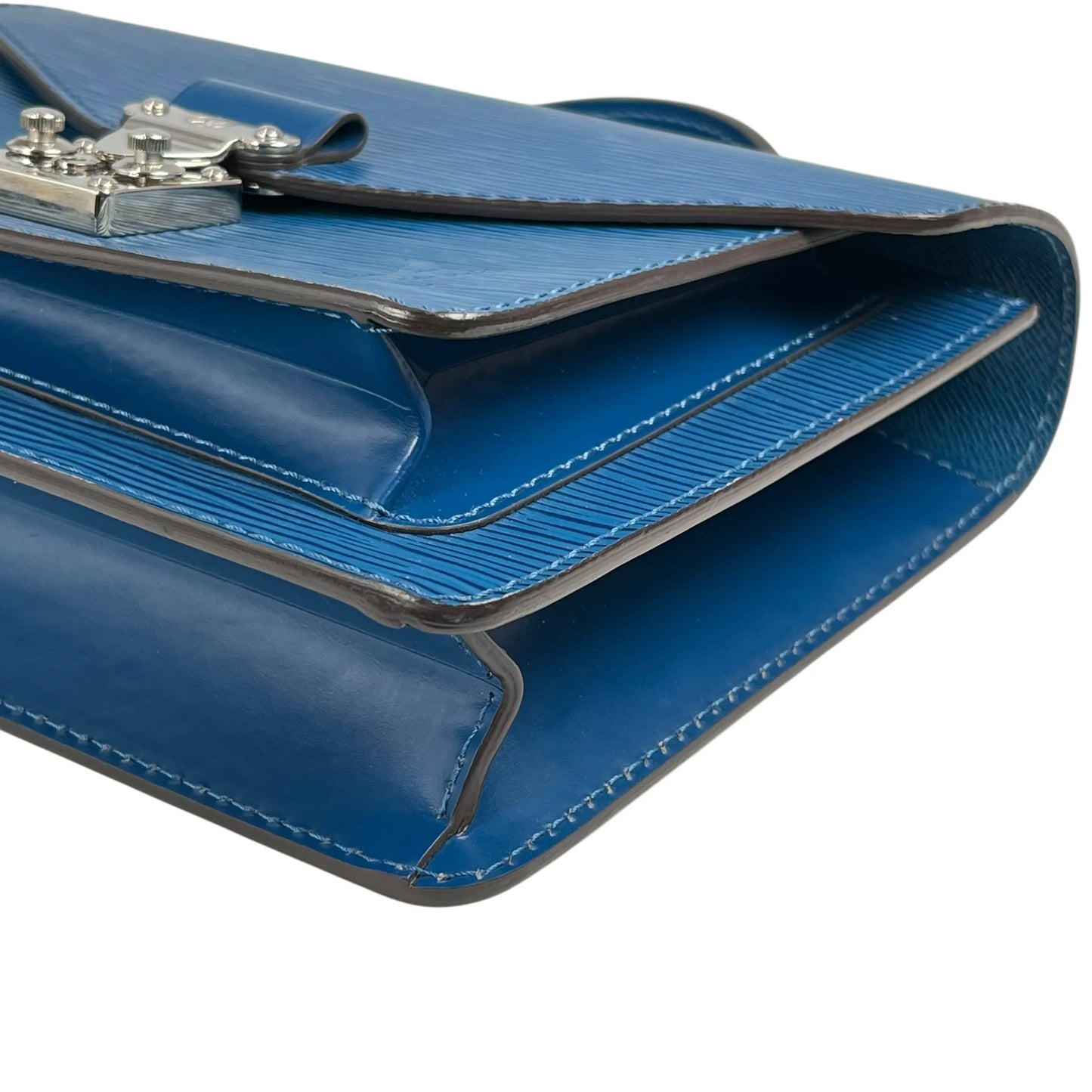 Louis Vuitton Epi Monceau BB Hand Bag - Blue