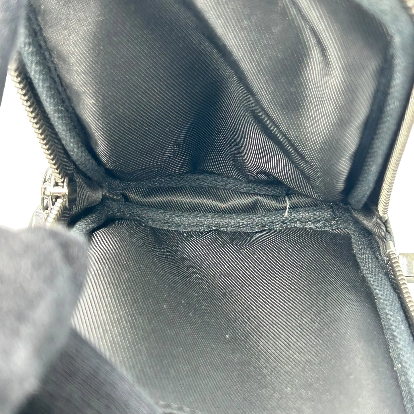 Louis Vuitton Monogram Eclipse Reverse Double Phone Case Shoulder Bag - Black × Gray