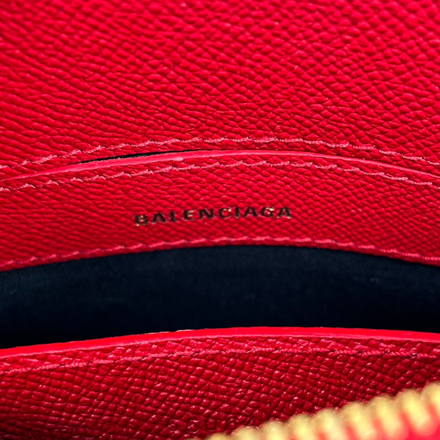 BALENCIAGA Ville Top Handle XXS 2way Red Hand Bag