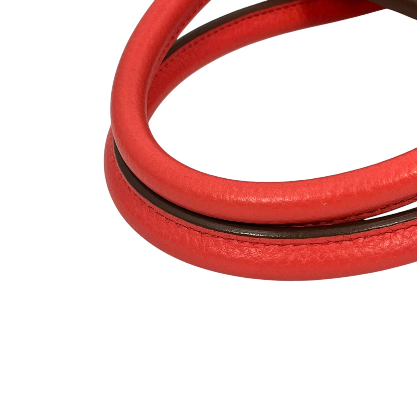 HERMES Birkin30 taurillon Rouge pivoine SVmetal fittings □R