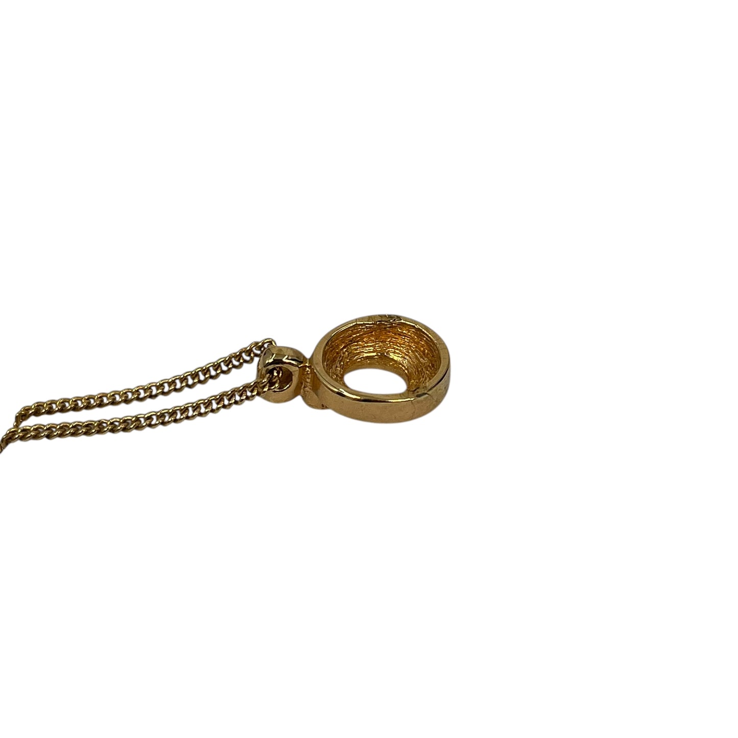 Dior Rhinestone Pendant Necklace