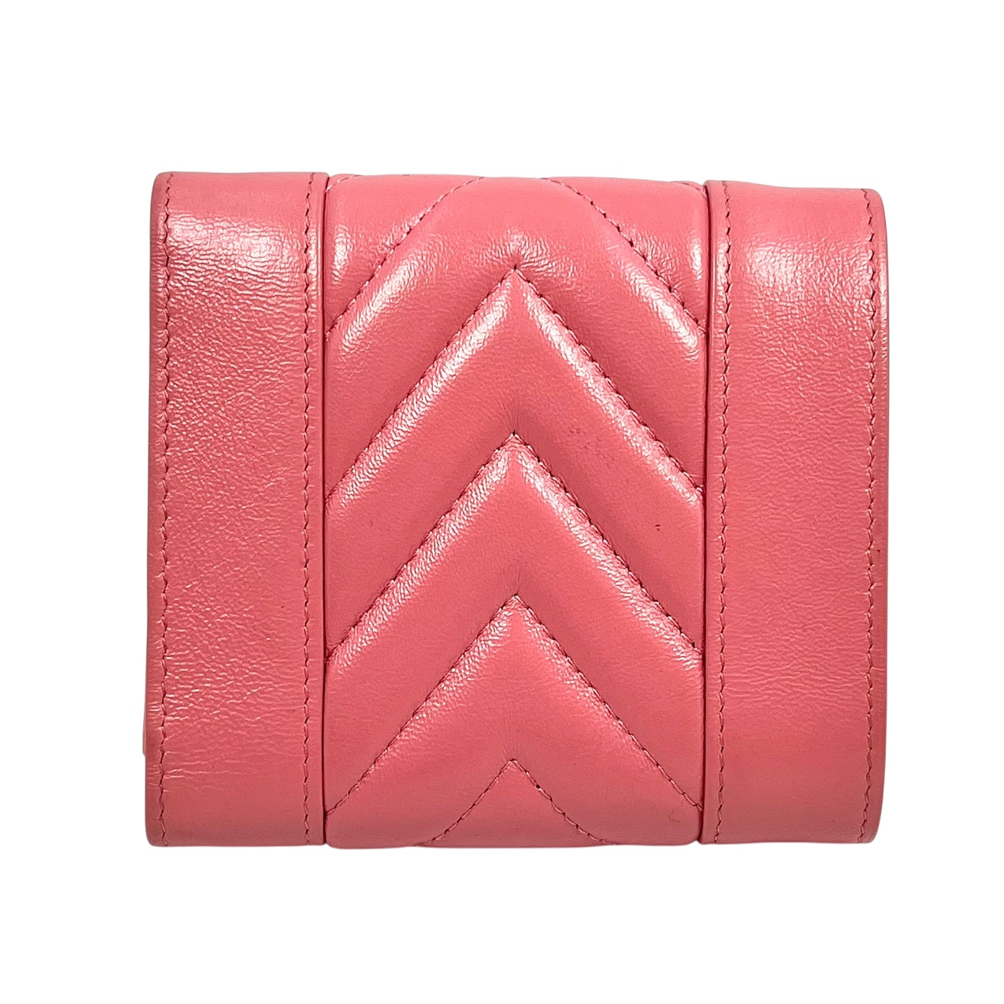 CHANEL Vstich Mademoiselle Tri-fold wallet