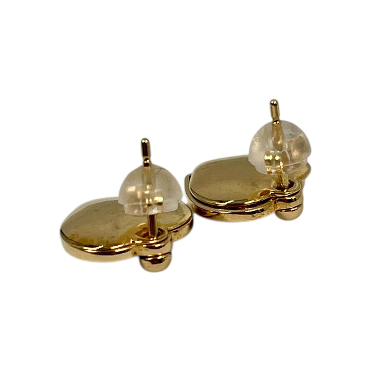 K18 Yellowgold Diamond Heart Earring