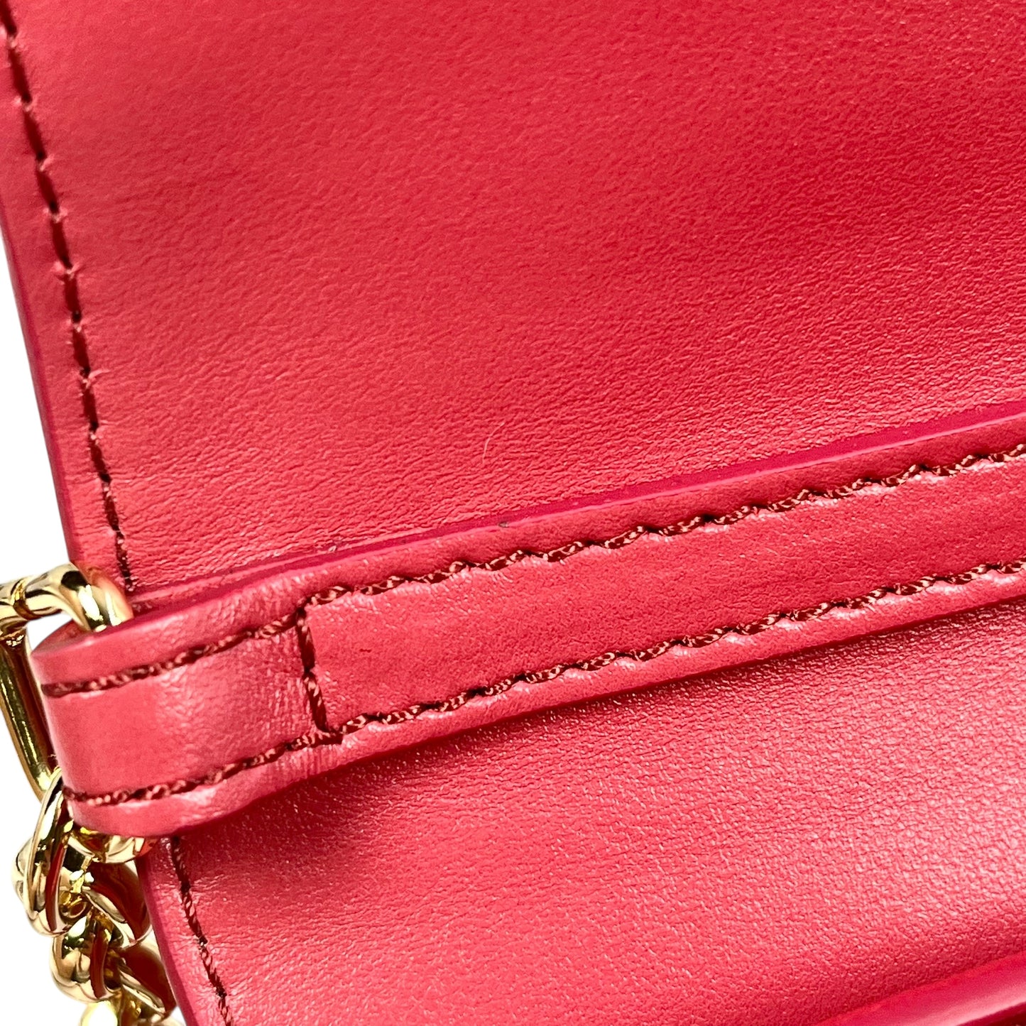 Chloé C Chain Shoulder Bag - Pink×Red
