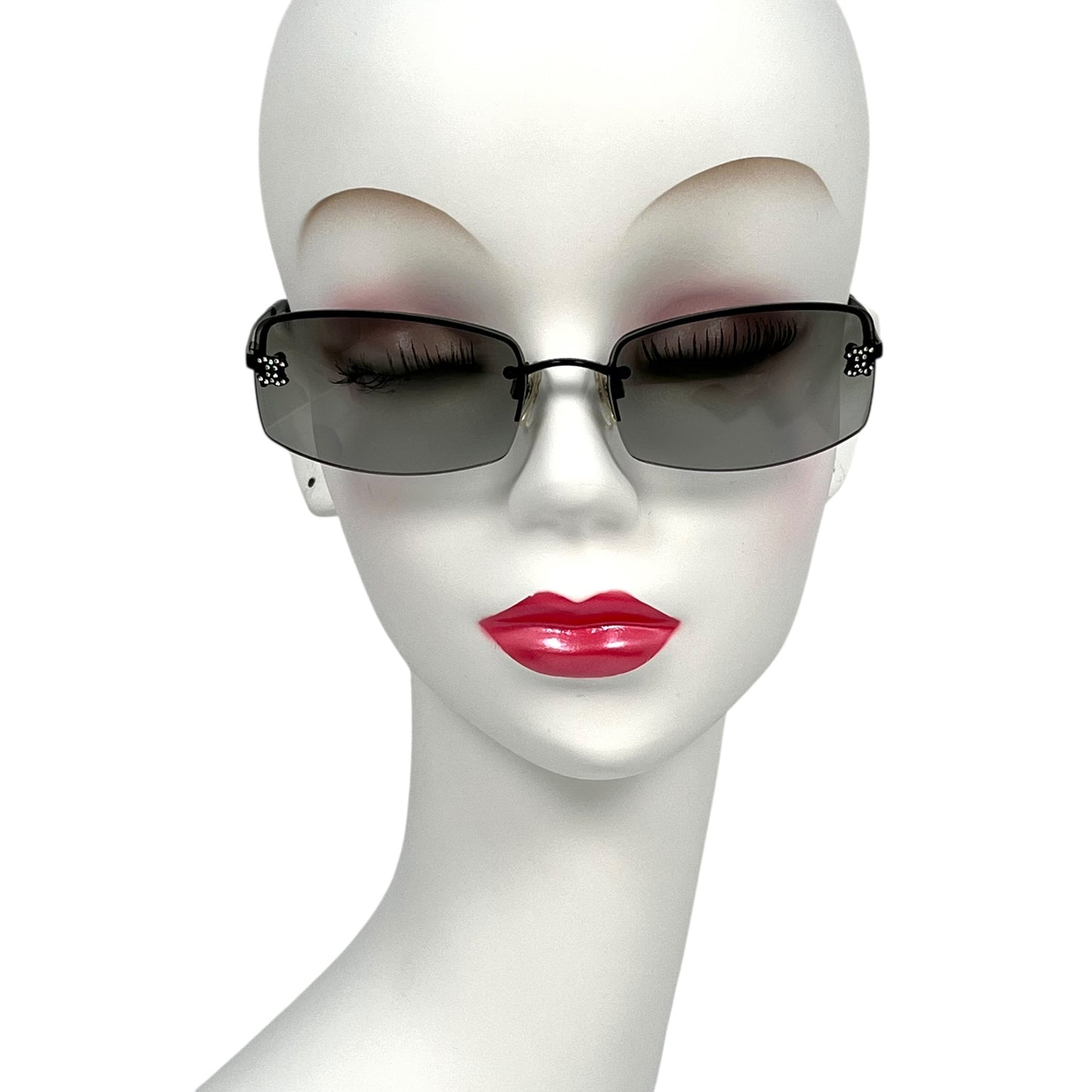 CHANEL CC Rhinestone Sunglasses