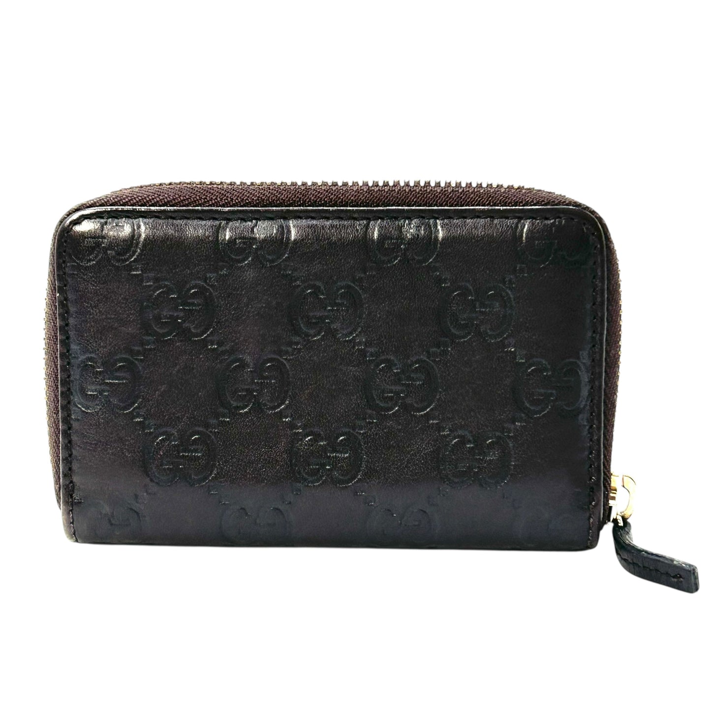 GUCCI Guccissima Coin Purse Wallet - Darkbrown