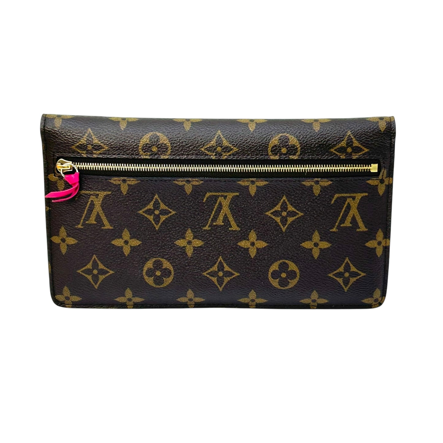 Louis Vuitton Monogram Pochette Week End Chain Wallet - Brown