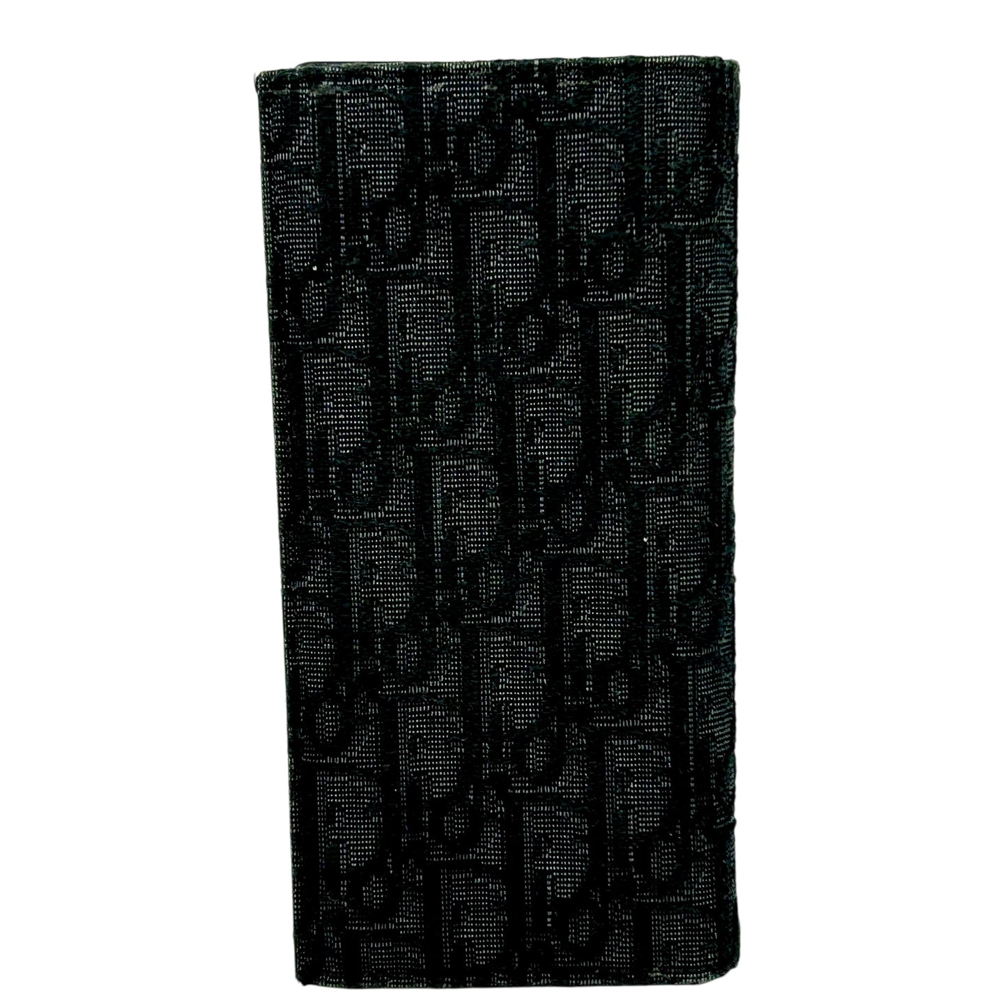 Dior Oblique Vertical Long Wallet - Black